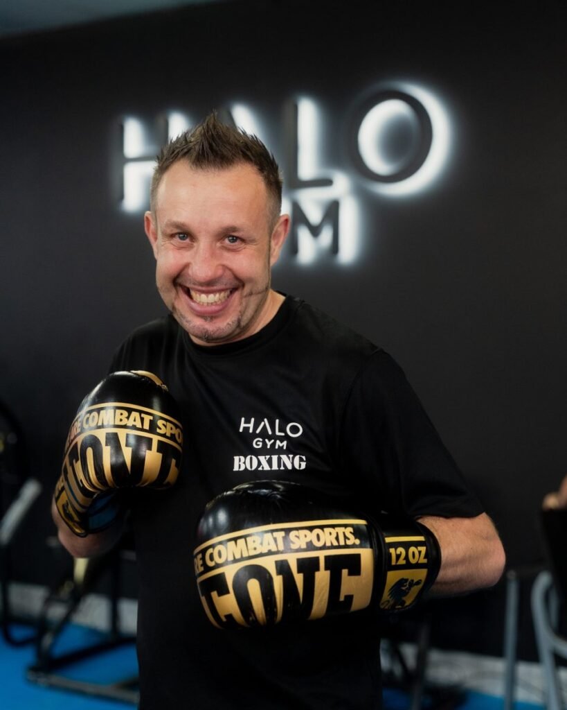 Tommy Kotrla, boxing coach at Halo Gym in Tunbridge Wells